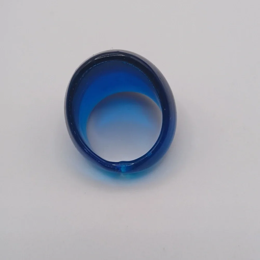Blue Glass Ring